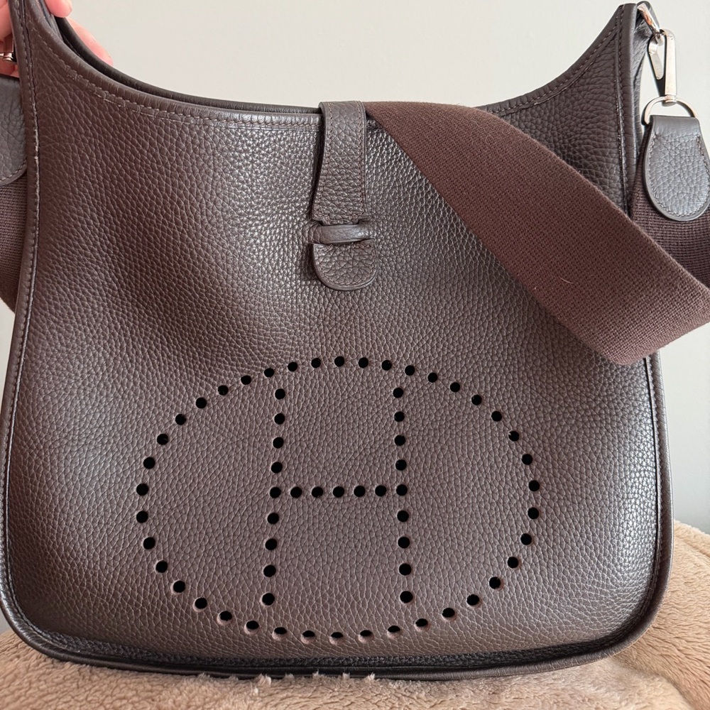 Hermes Dark Brown Shoulder Bag